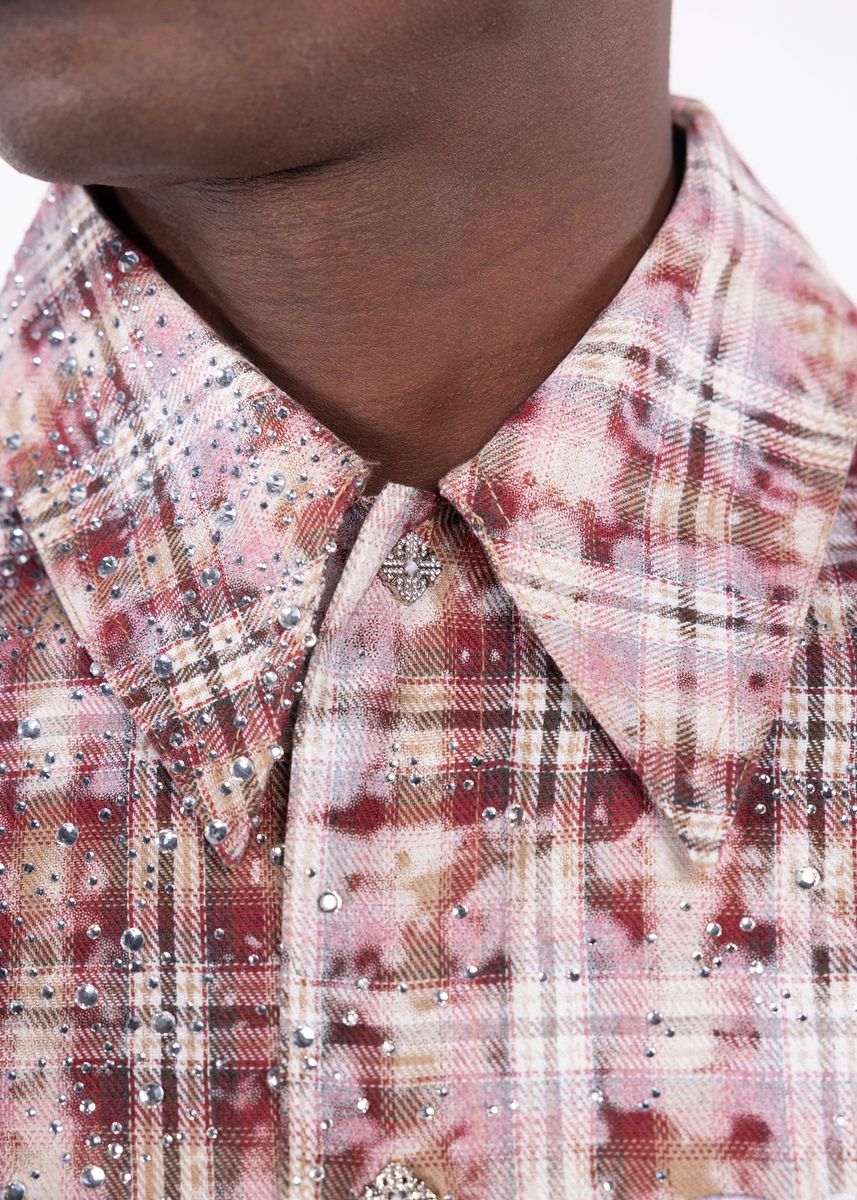 Guapi Eclipse Plaid Button Shirt