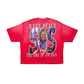 Rare Peace "S.O.S. Goblin" Rhinestone Red Tee