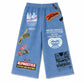 AlphaStyle Morda Long Shorts - Blue