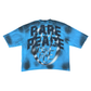 Rare Peace "Chaos Washed" Rhinestone Carolina Blue Tee