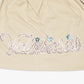 Front view of the Valabasas Gem Cream Tee highlighting the clean neckline and comfortable fit