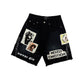 Mixed Emotion "Chaos" Carpenter Black Shorts