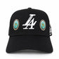 Reference "Paradise LA Gem Print" Snapback Hat - Black (REF877)