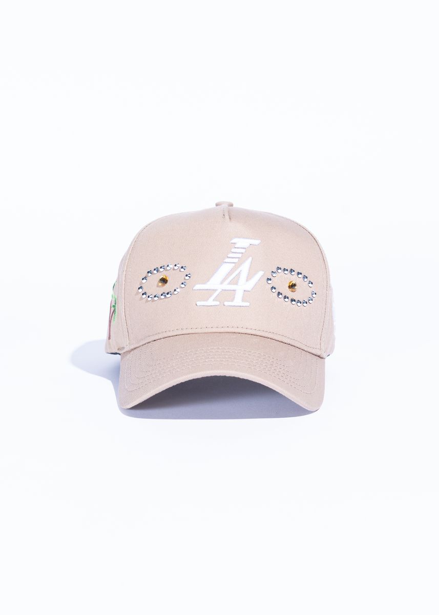 Reference "Paradise LA Stones" Snapback Hat - Tan (REF826)