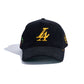 Reference "Paradise LA" Corduroy Snapback Hat - Black/Yellow (REF567)