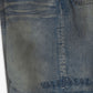  Detailed shot of the Mr Shorts by Valabasas in dirty vintage blue 