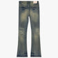 Valabasas Mr Stacked Medium Vintage Stacked Denim Jeans close-up of pocket