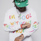 Addicts ATL "Cool Without Drugs" White Double Layer Tee