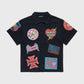 Homme + Femme "Heartbreak Button Down" Black Button Down