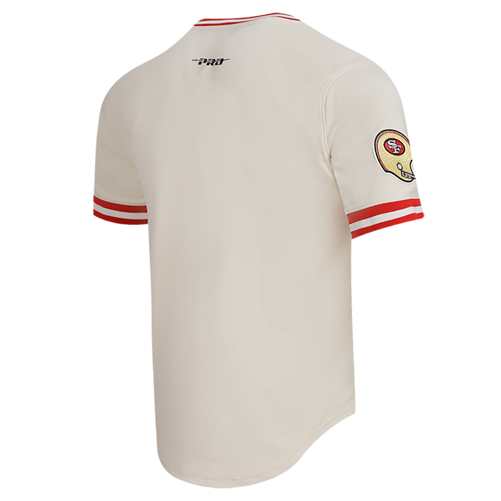 Front view of the vintage-inspired San Francisco 49ers Retro Classics Tee featuring team graphics