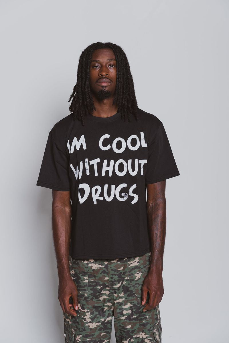Addicts ATL "Cool Without Drugs" Black Tee