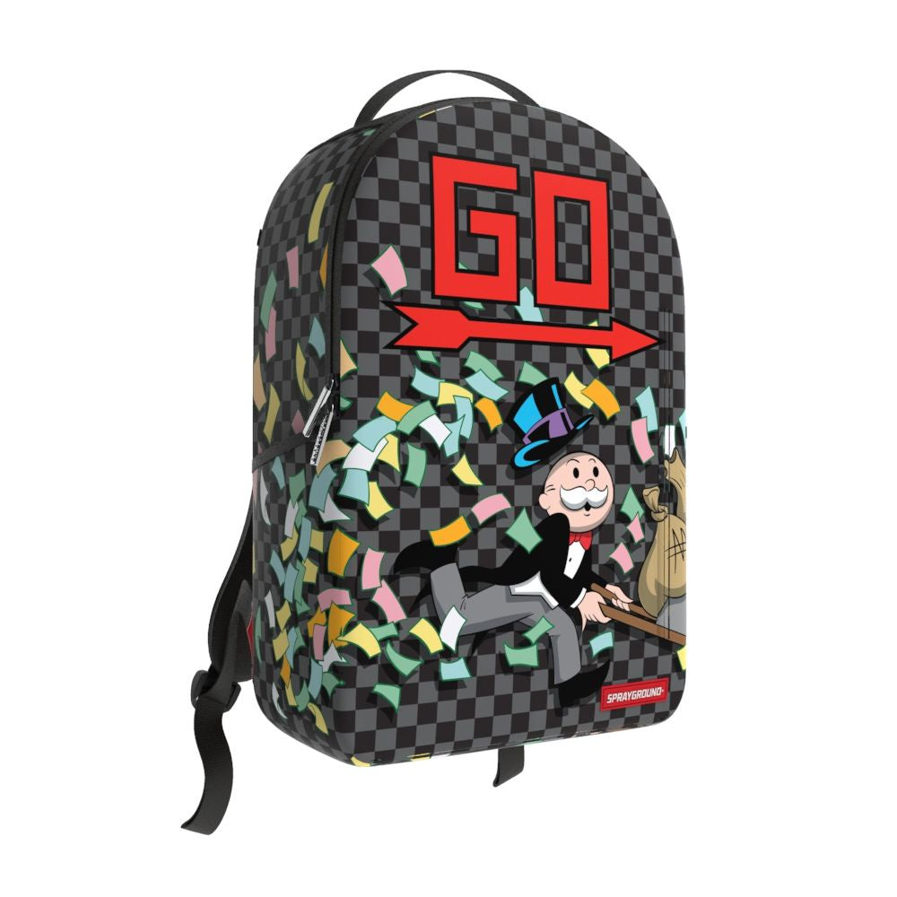 Sprayground Monopoly Wheel Barrel Backpack (B7806)