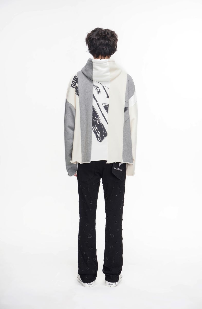 Valabasas "Slipped" Grey Pullover Hoodie