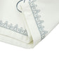 Front view of the Daydream Cream Shorts showcasing comfortable waistband and casual style