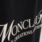 Flat lay image of the PURE Monclair Black T-shirt with specs including fit and material details visible
