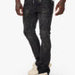 Valabasas "Astonish" Black Grey Stacked Denim Jeans