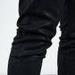Midnight Black Wax Skinny Jeans (MB-005)