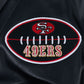 Pro Standard San Francisco 49ers Best Of Leather Varsity Jacket - Black/White (FS46410970-BLW)