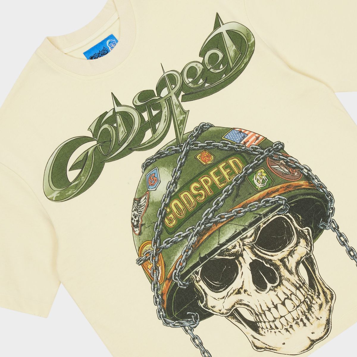 Godspeed Badges Of Honor II NG T-Shirt - Bone