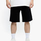 Black denim shorts from Valabasas Mr Shorts collection featuring stylish, fitted men's casual summer wear