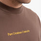 Back view emphasizing the clean design and high-quality cotton material