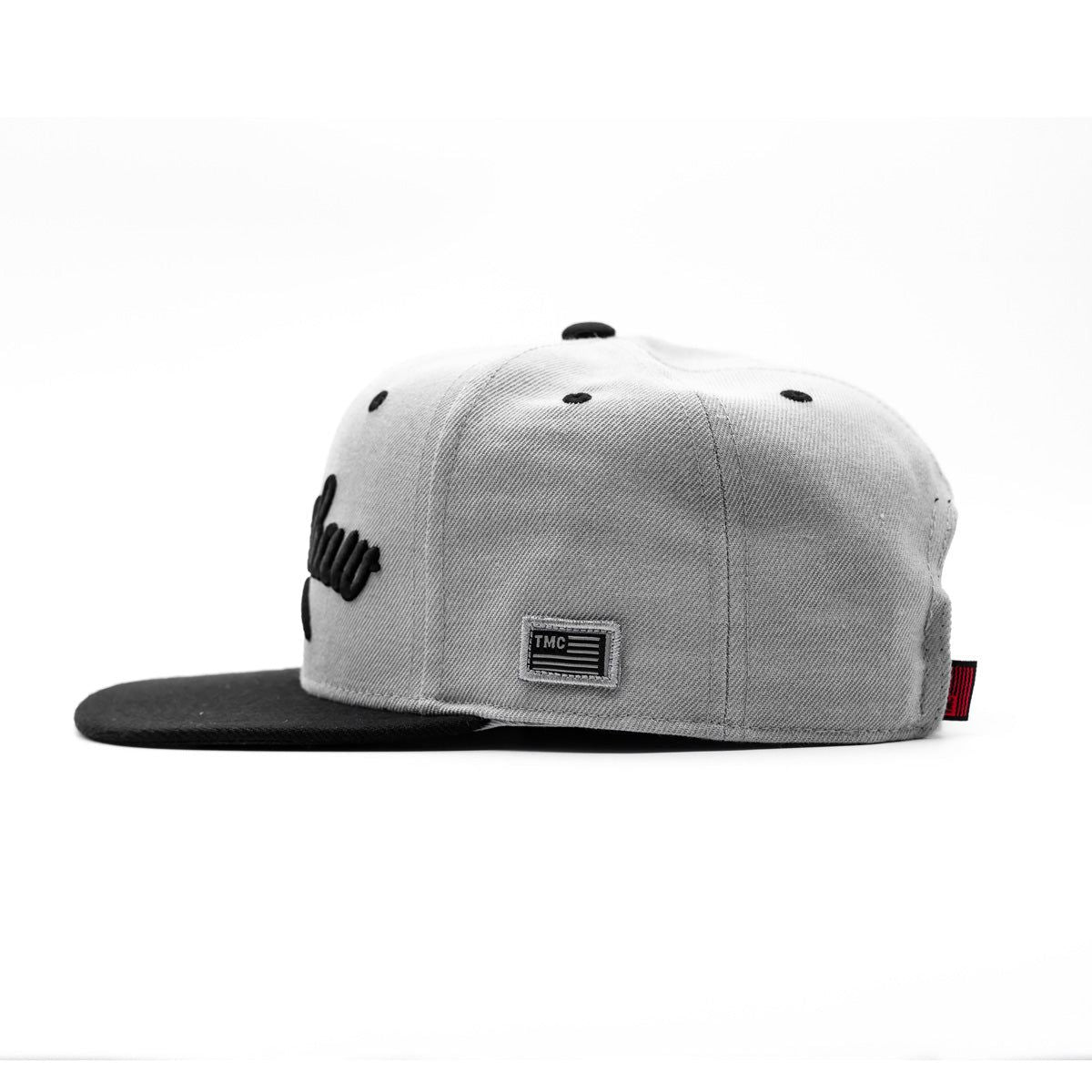 The Marathon Clothing Limited Edition Crenshaw Snapback - Grey/Black - stylish and versatile streetwear accessory