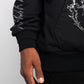 No Face No Case Black Hoodie with true-to-size fit for all-day comfort