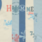 Homme + Femme "Reconstructed Varsity" Tee - Blue/White