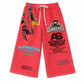 AlphaStyle Morda Long Shorts - Red