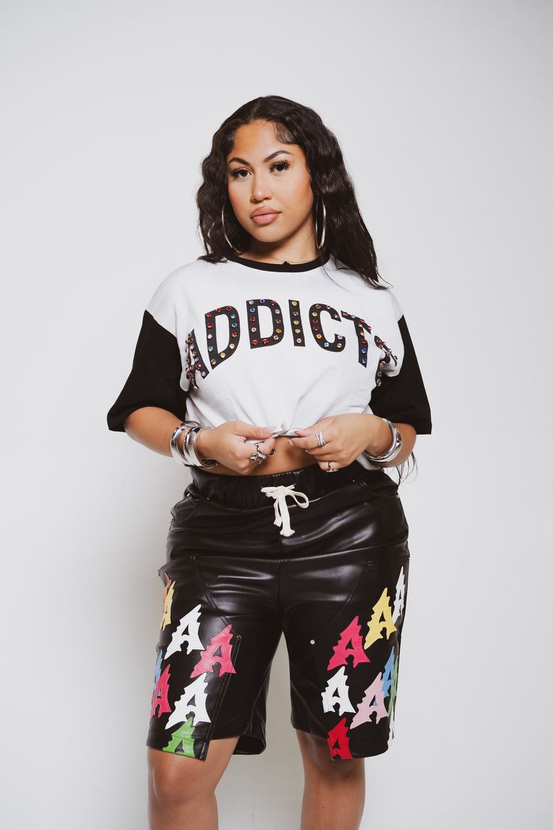 Addicts ATL "Dirty Rockstar" Black Shorts
