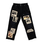 Mixed Emotion "Newspaper" Carpenter Black Pants