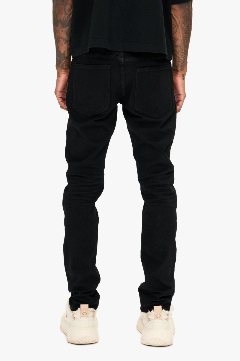 Valabasas "Mr. Slim" Jet Black Jeans