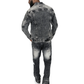Makobi Moreli Black Wash Denim Jeans displayed on a hanger emphasizing the sleek black wash finish