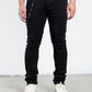 Midnight Black Distressed Skinny Denim Jeans (MB-004)