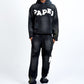 Paper Money "Paper" Rhinestone Black Pullover Hoodie