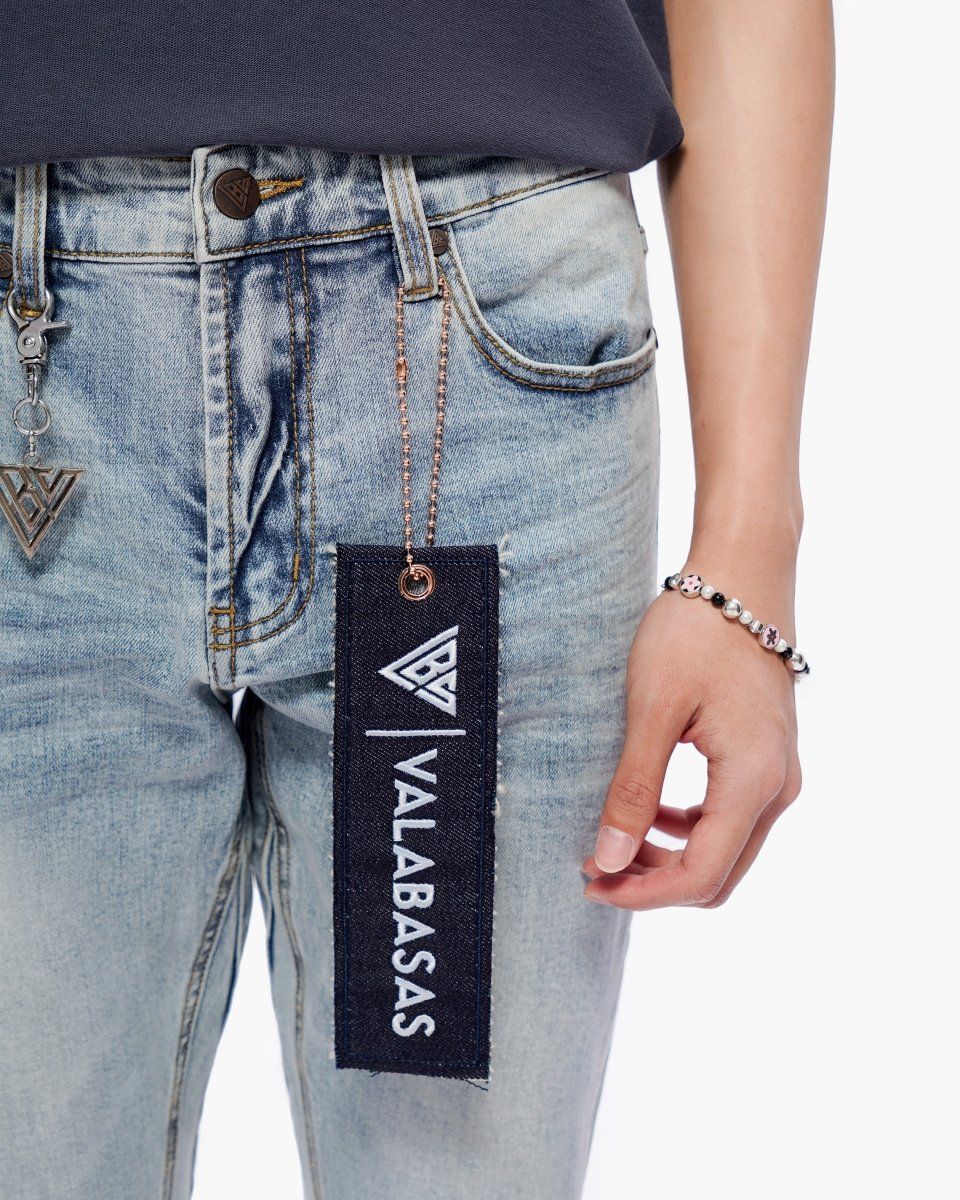Valabasas "Mr. Stacked Denim Blue" Denim Jeans