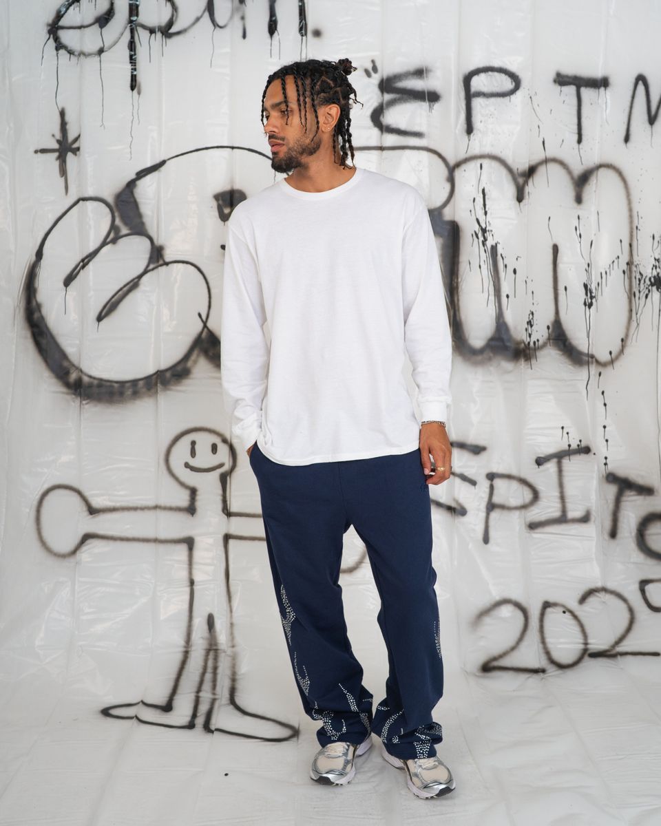 EPTM Metal Flame Pants - Navy (EP12443)