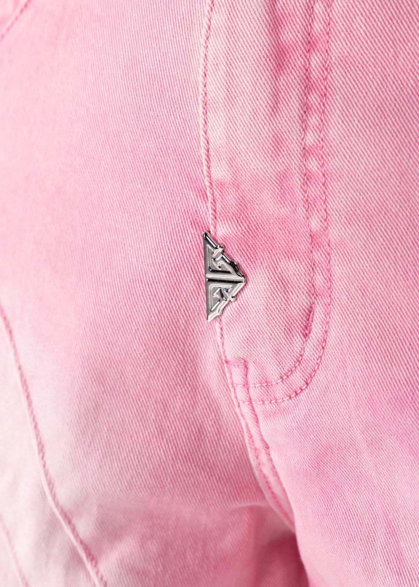 Guapi French Rose Cross Buckle Shorts