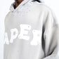 Paper Money "Paper" Rhinestone Grey Pullover Hoodie