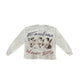 Mixed Emotion "Triplets" White Long Sleeve