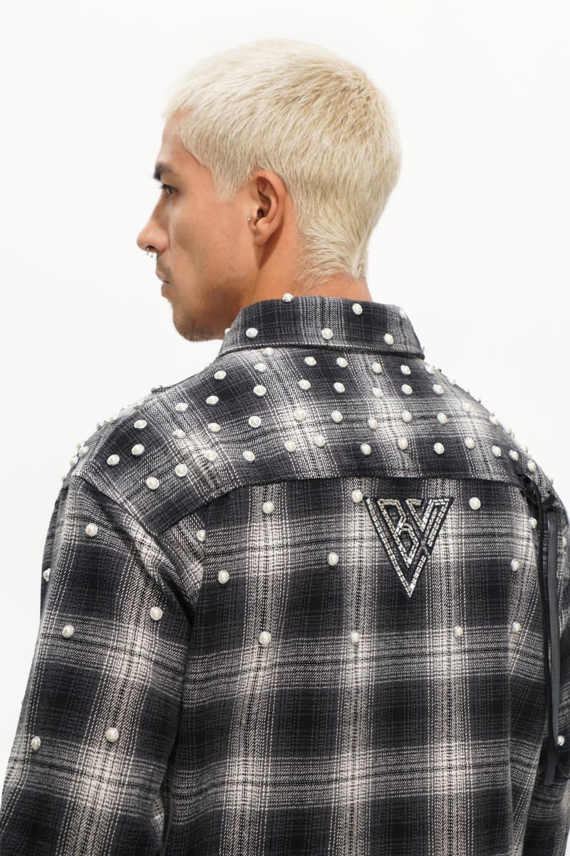 Valabasas "Cadence" Black Button Up Flannel