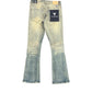 Valabasas Mr Stacked light vintage denim jeans featuring a stylish stacked silhouette and light wash finish