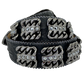 Black BB Simon Curb Chain 360 Belt with Jet Hematite accents