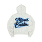 Mixed Emotion "Cupid's Arrow" White Zip Up Hoodie