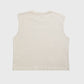 Homme + Femme "The List" Cutoff Tee - White