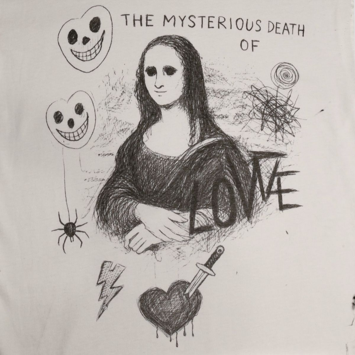 Fabric011 "Mona Lisa" White Tee