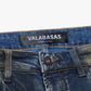 Valabasas "Fax" Vintage Blue Washed/Dark Blue Stacked Denim Jeans
