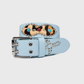Homme + Femme "Passport" Belt - Baby Blue
