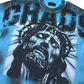 Rare Peace "Chaos Washed" Rhinestone Carolina Blue Tee