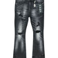 ANOM "Obscura" Black Wash Stacked Denim Jeans
